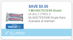Musketeers coupon