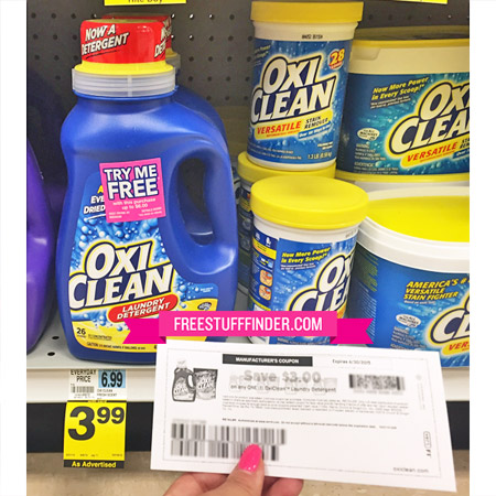 $0.99 (Reg $7) Oxi Clean Laundry Detergent at Rite Aid