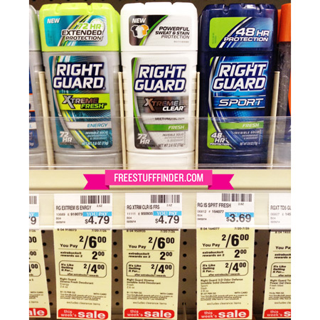 Free Right Guard Deodorant at CVS