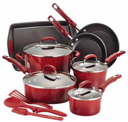 *HOT* $99.99 (Reg $290) Rachael Ray 15-Piece Cookware Set + FREE Shipping