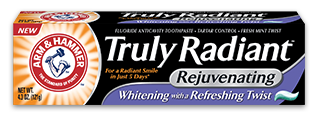 FREE Sample Arm & Hammer Truly Radiant Toothpaste