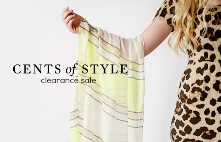 Extra 50% Off Clearance at Cents of Style + Free Shipping (6/5 Only)