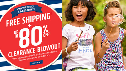 *HOT* Up to 80% Off Clearance + Free Shipping at The Children's Place