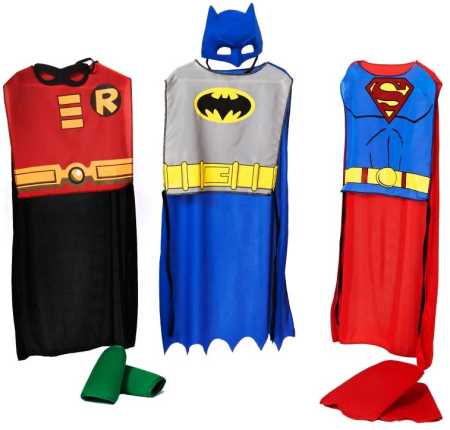 $14.99 (Reg $35) DC Comics Action Trio Costume Kit