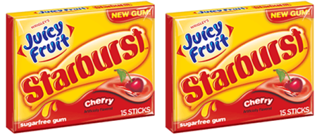 Free Juicy Fruit Starburst Gum at Walgreens + Moneymaker