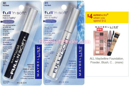 $3.29 (Reg $8.79) Maybelline NY Full N Soft Mascara at CVS