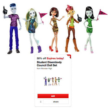 *HOT* 50% Off Student Disembody Council Doll Set Cartwheel Offer (Today Only)
