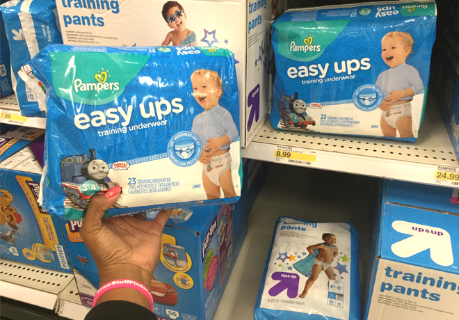 *HOT* $3.99 (Reg $9) Pampers Easy Ups Training Underwear at Target or Walmart