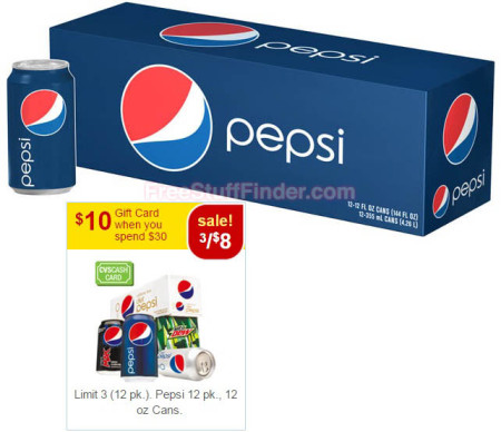 $0.22 per Can Pepsi at CVS