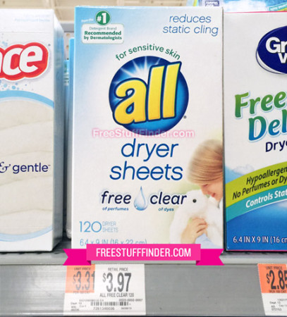 All-Free-Clear-Dryer-Sheets