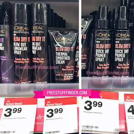 $1.99 (Reg $3) L’Oreal Advanced Hair Care at Target