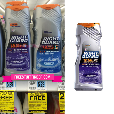 $0.99 (Reg $5.29) Right Guard Body Wash at Rite Aid