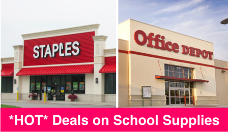 *HOT* Deals on School Supplies at Staples & Office Depot/ Max