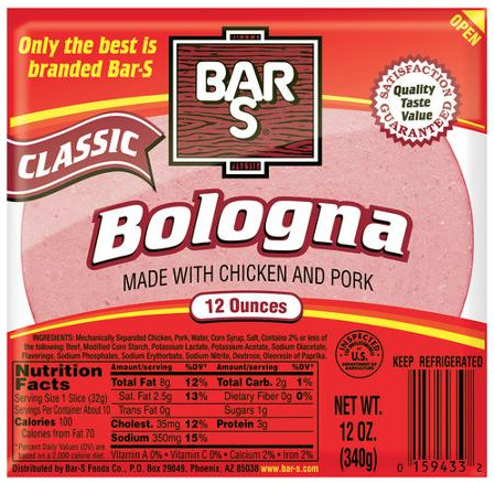 $0.65 (Reg $0.98) Bar-S Bologna at Walmart