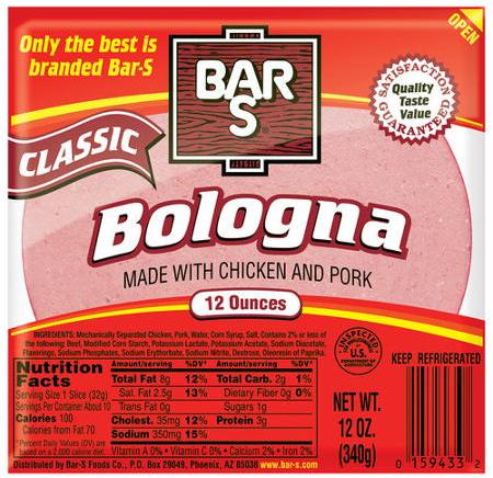 $0.67 (Reg $1) Bar-S Bologna at Dollar Tree