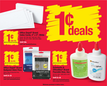 *HOT* $0.01 Back-to-School Deals at Office Depot