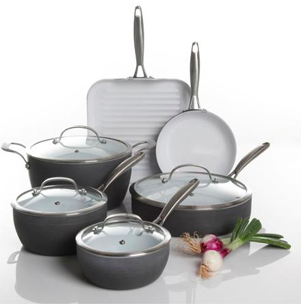 $50 (Reg $160) 10-Piece Ceramic Cookware Set + Free Shipping