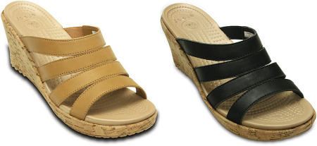 $27.99 (Reg $65) Women's Crocs Leather Sandals + Free Shipping