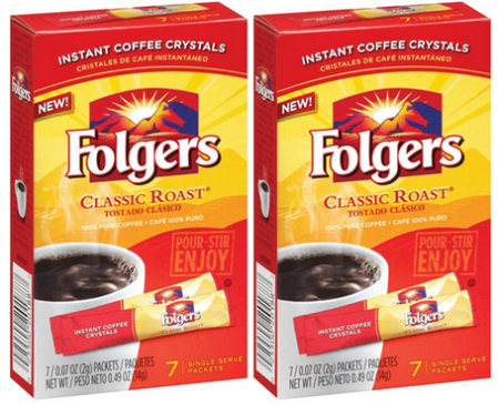 Free Folgers Instant Coffee Crystals at Walmart
