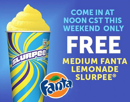 free-fanta-lemonade-slurpee-7-eleven