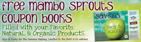 Free Mambo Sprouts Back To School Coupon Book