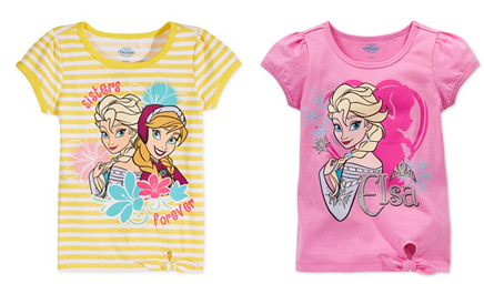 *HOT* $3.19 (Reg $18) Disney Frozen T-Shirts + Free Shipping