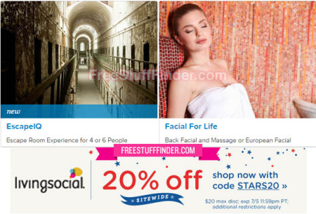 *HOT* 20% Off SItewide at LivingSocial