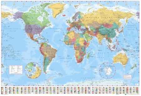 $3.27 (Reg $9) World Map Poster + Free Shipping