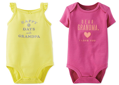 $2.99 (Reg $12) Baby Bodysuits + Free Shipping