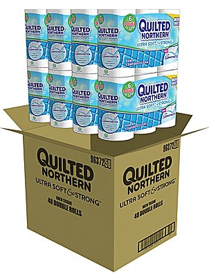 *HOT* $0.42 per Double Roll Quilted Northern Bath Tissue + Free Shipping