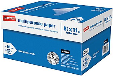 *HOT* $0.50 Per Pack (500 Sheet) Multipurpose Paper at Staples