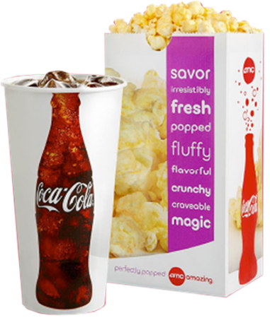 AMC popcorn coke