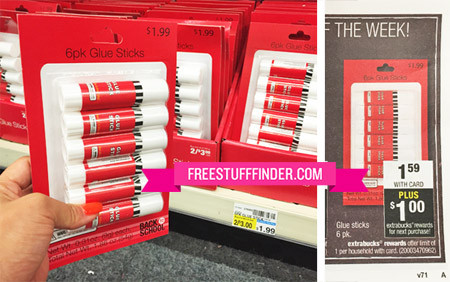 $0.59 (Reg $2) Glue Sticks (6 Count) at CVS
