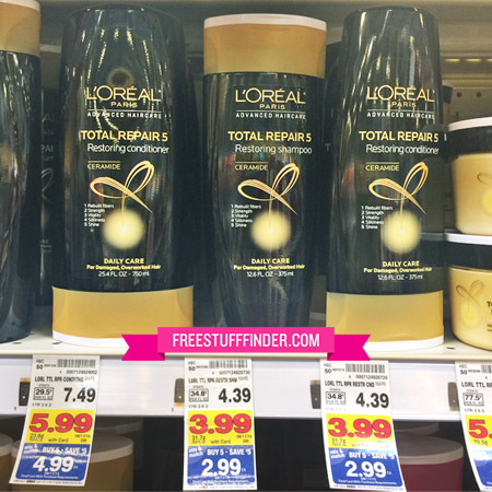 Free L'Oreal Paris Advanced Shampoo at Kroger Affiliate Stores