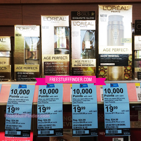 $8.99 (Reg $25) L'Oreal Age Perfect Skin Care at Walgreens