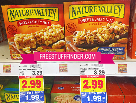 $0.49 (Reg $3.29) Nature Valley Granola Bars at Kroger Affiliate Stores