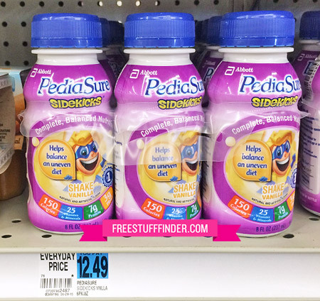 Free PediaSure SideKicks Smoothies at Rite Aid