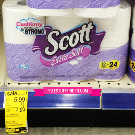 $0.50 Per Roll Scott Paper Towels at Walgreens