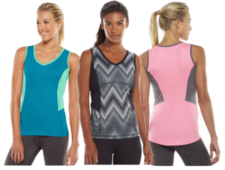 $6.79 (Reg $20) Women's Tek Gear Performance Tanks