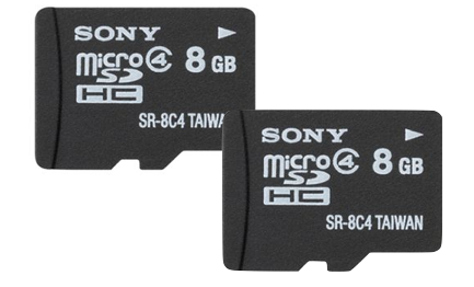 Free Sony microSD 8GB Memory Card