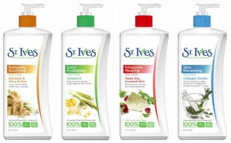 $0.25 (Reg $4) St. Ives Lotion at Safeway (Today Only)