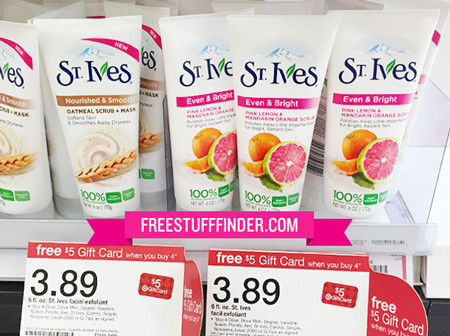 $1.40 (Reg $3.87) St Ives Facial Scrub at Target