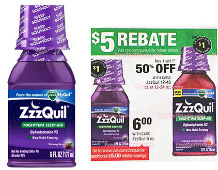 Free ZzzQuil Nighttime Sleep Aid at CVS (Last Day!)