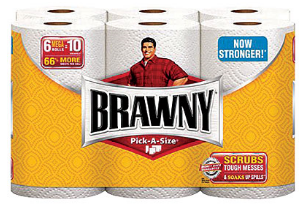 $0.50 per Large Roll Sparkle Paper Towels at Kroger