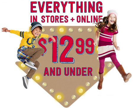 $12.99 & Under Crazy8 Sale (Starting at $2.99)