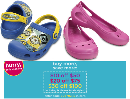 *HOT* Up to $30 Off Crocs Orders