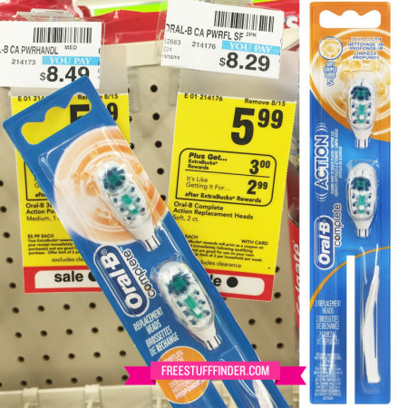 *HOT* Free Oral-B Cross Action Power Toothbrush Refills at CVS