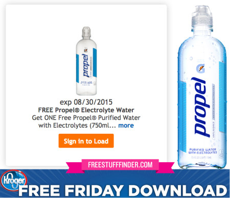 *HOT* Kroger Friday Freebie: Propel Electrolyte Water