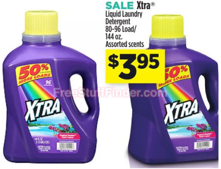 *HOT* $2.95 Big Bottle Xtra Laundry Detergent at Dollar General