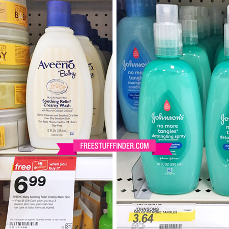 Aveeno-Johnsons-Baby-Products